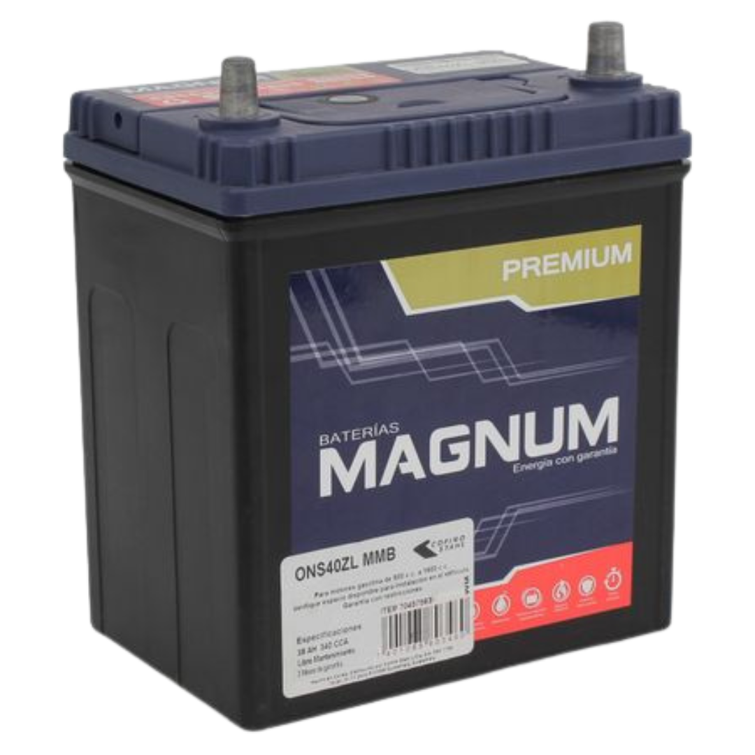 Batería para carro Magnum Premium ONS40ZL (sin pestaña)