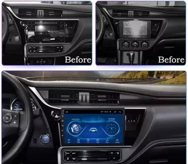 Combo Toyota Corolla 2017-2019| Radio de pantalla android 10 pulgadas carplay / androidauto inalámbrico
