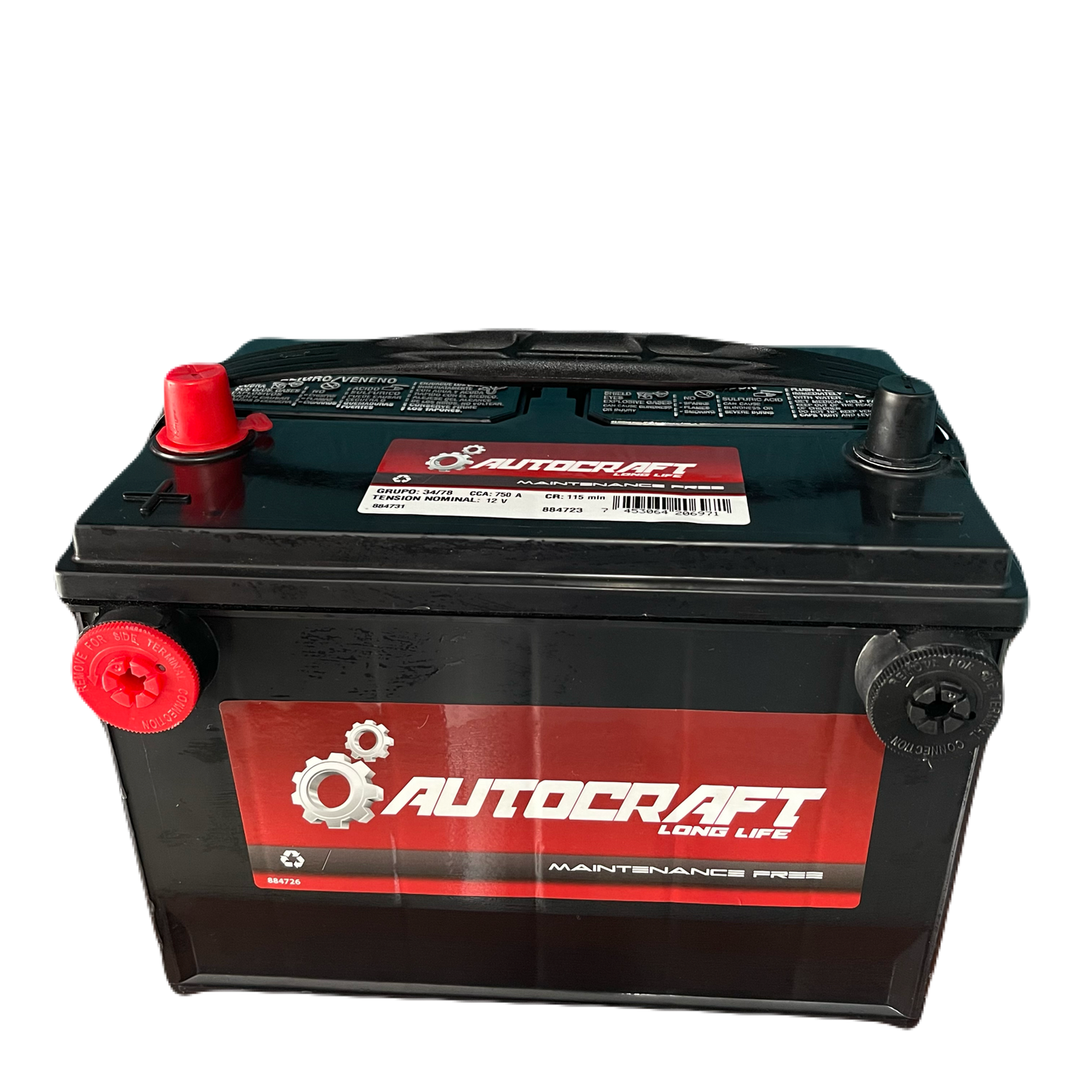 Batería para carro Autocraft 34/78 doble propósito