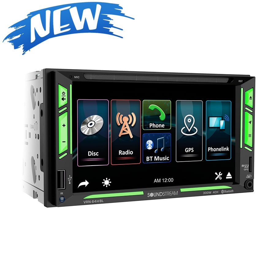 Radio de pantalla Soundstream VR64HBLME 7 pulgadas Multiservicios