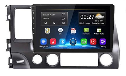 Combo Honda Civic 2006-2011 | Radio de pantalla android 10 pulgadas carplay / androidauto inalámbrico