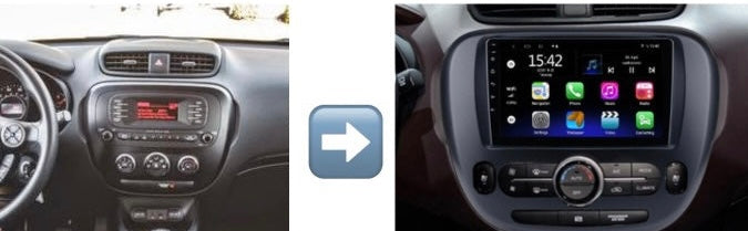 Dashkit Kia Soul 2014-2019 de 9 pulgadas