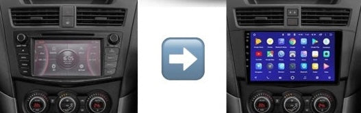 Dashkit Mazda BT50 PRO 2012+ de 10 pulgadas