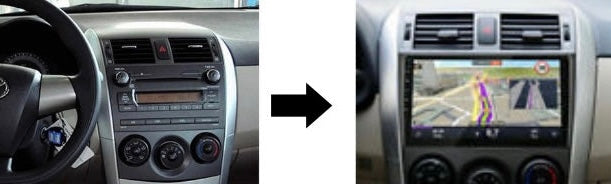 Dashkit Toyota Corolla 2009-2013 de 9 pulgadas