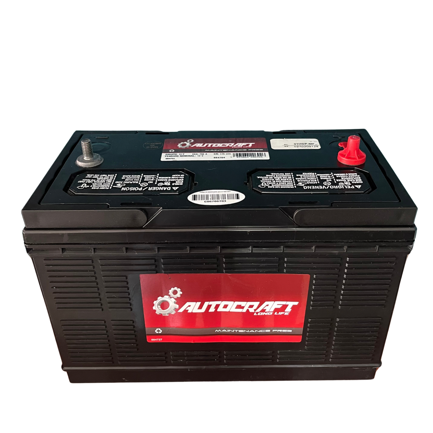 Batería para camion Autocraft 31HDP-750 (De tornillo) 31T-750