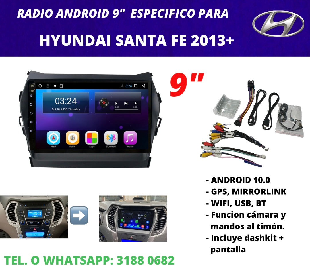 RADIO ANDROID XTENZO PANTALLA 9 PULGADAS FULL TOUCH – Multiservicios  Hernandez