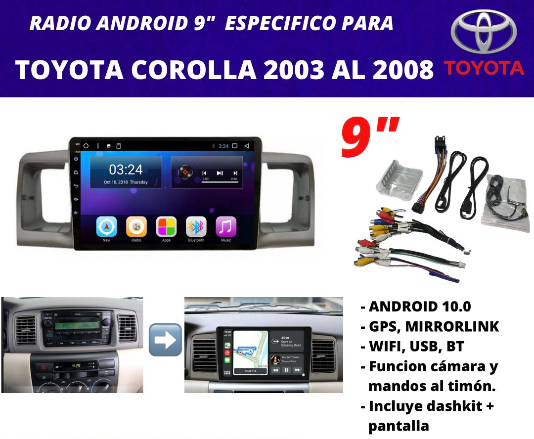 Radio Android 9 pulgadas – Multiservicios Hernandez