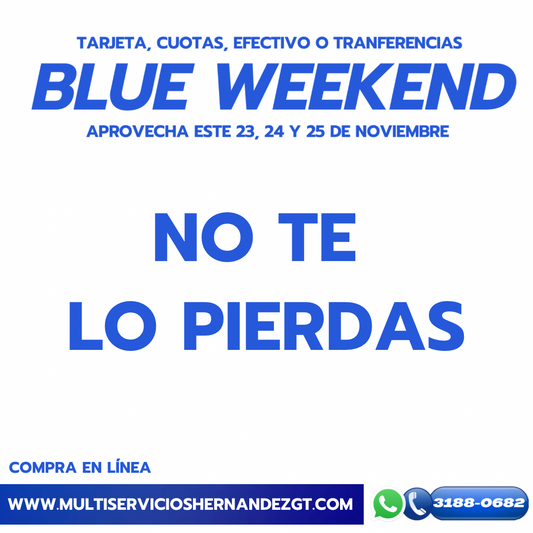 NO TE PUEDES PERDER EL BLUE WEEKEND