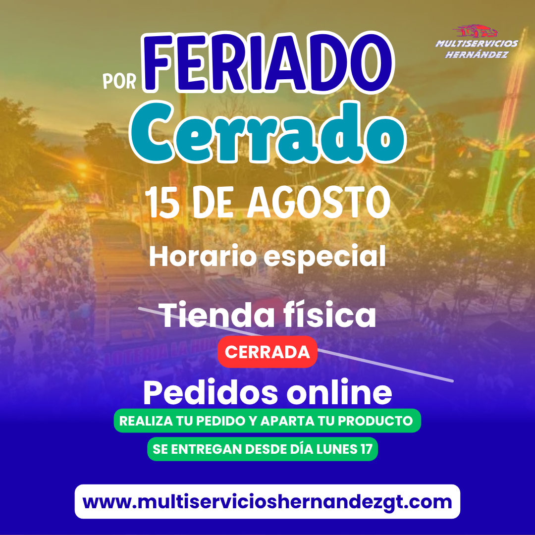 Horario 15 de agosto 2026