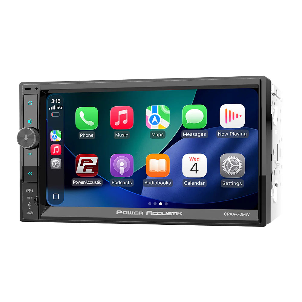Radio de pantalla Power Acoustik CPAA-70MW Carplay / Android Auto inalámbrico