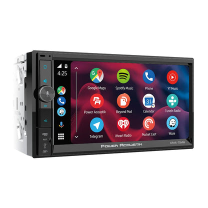 Radio de pantalla Power Acoustik CPAA-70MW Carplay / Android Auto inalámbrico