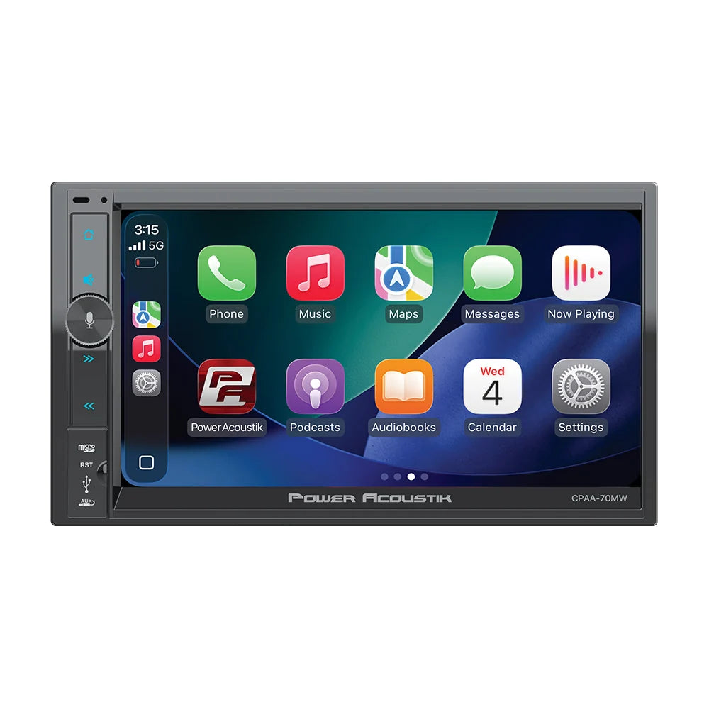 Radio de pantalla Power Acoustik CPAA-70MW Carplay / Android Auto inalámbrico