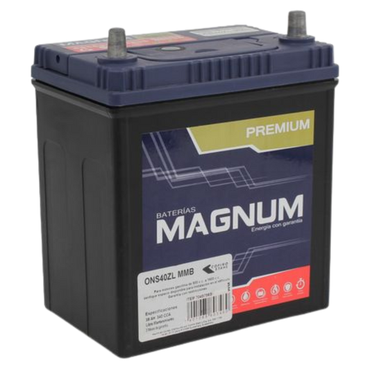 Batería para carro Magnum Premium ONS40ZL (sin pestaña)