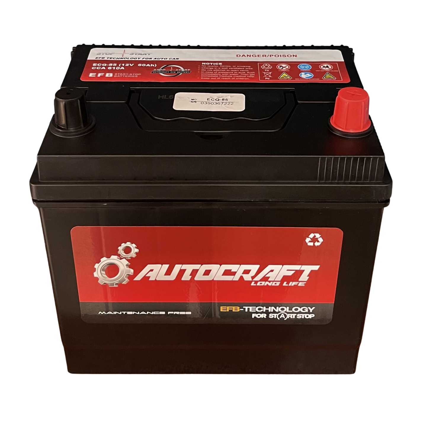 Batería para carro Autocraft EFB BCI 35 Q85 90D23L (ECQ-85)