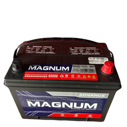 Batería para carro Magnum BNS70ZL o BNS70Z