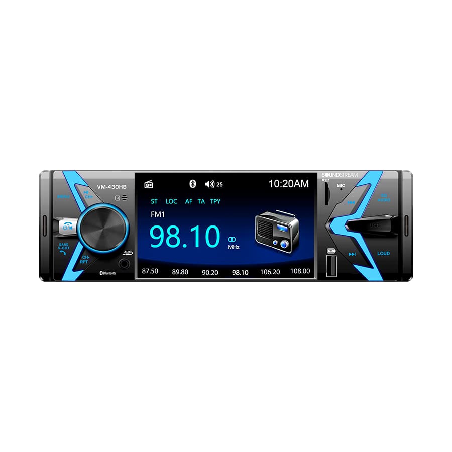Soundstream VM-430HB 4.3 inch 1 DIN screen radio