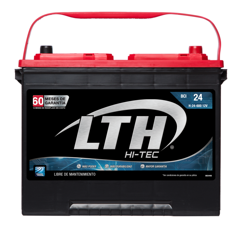 Batería para carro LTH HITEC 24R-600 o 24-600