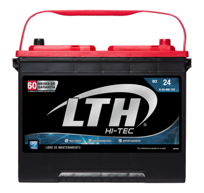 Batería para carro LTH HITEC 24R-600 o 24-600