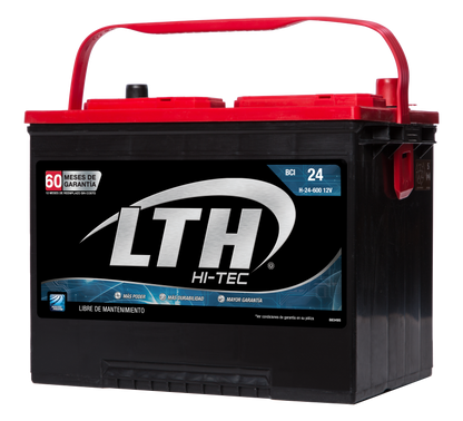 Batería para carro LTH HITEC 24R-600 o 24-600