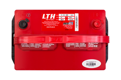 Batería para carro LTH HITEC 24R-600 o 24-600