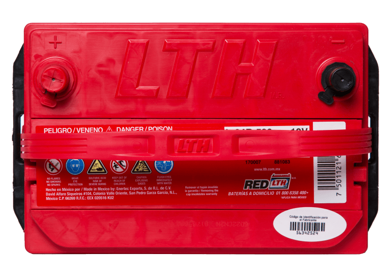 Batería para carro LTH HITEC 24R-600 o 24-600