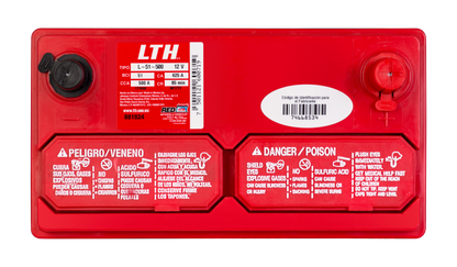 Batería para carro LTH 51R-500 o 51-500