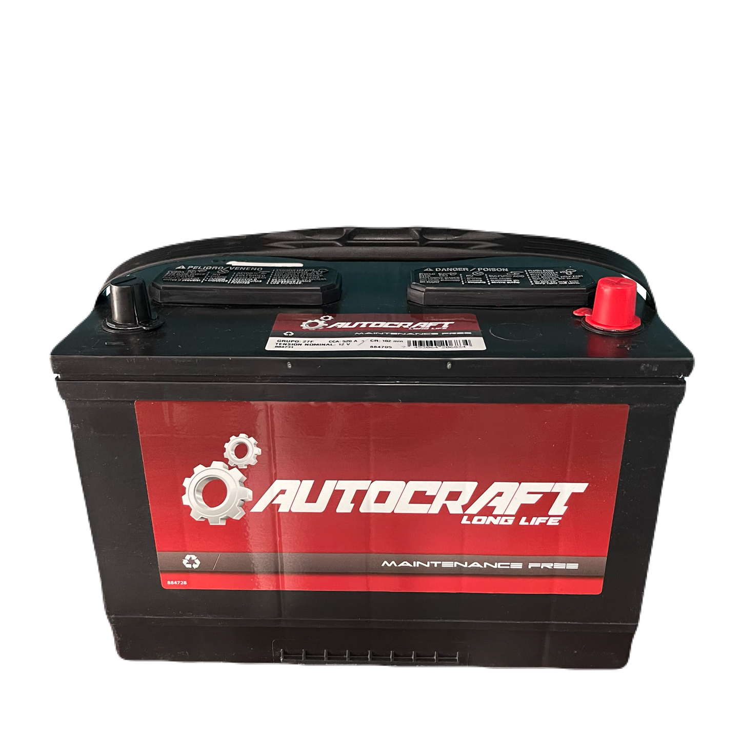 Batería para carro o camión Autocraft 27FHD-520 / 27CHD-520