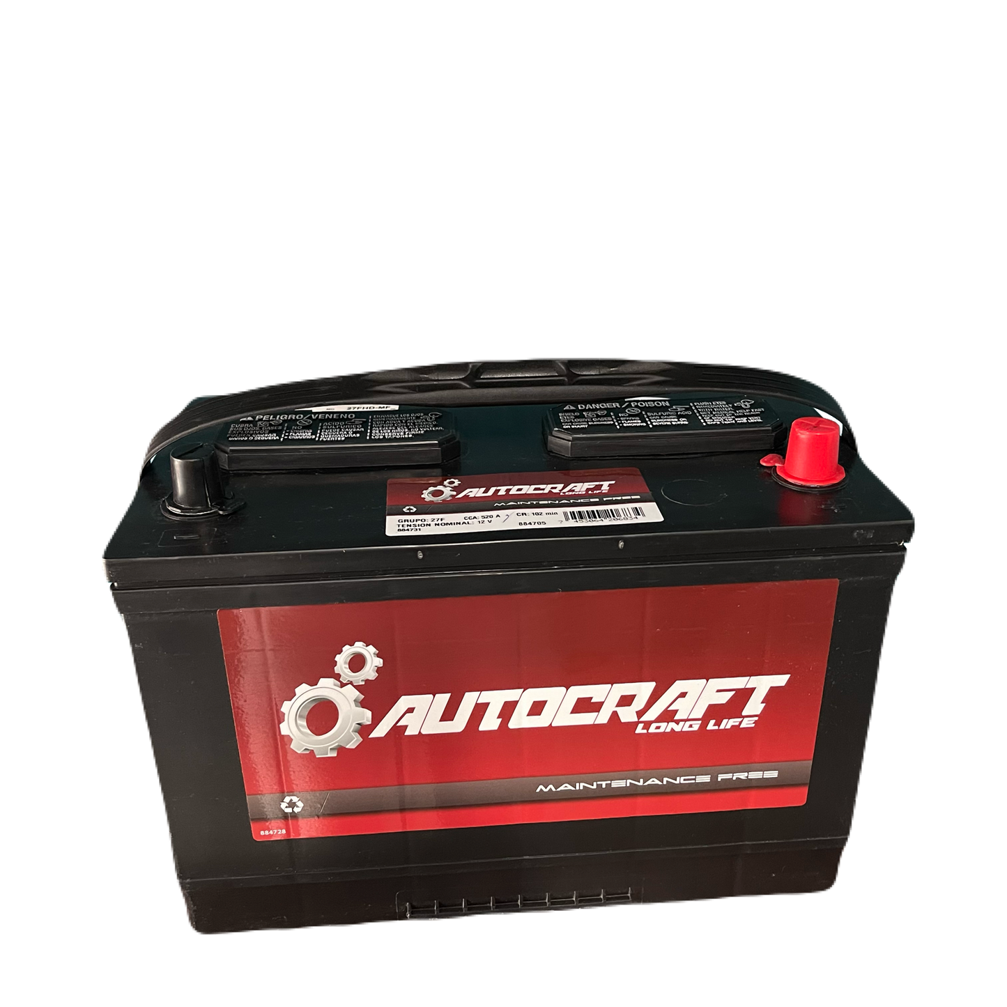 Batería para carro o camión Autocraft 27FHD-520 / 27CHD-520