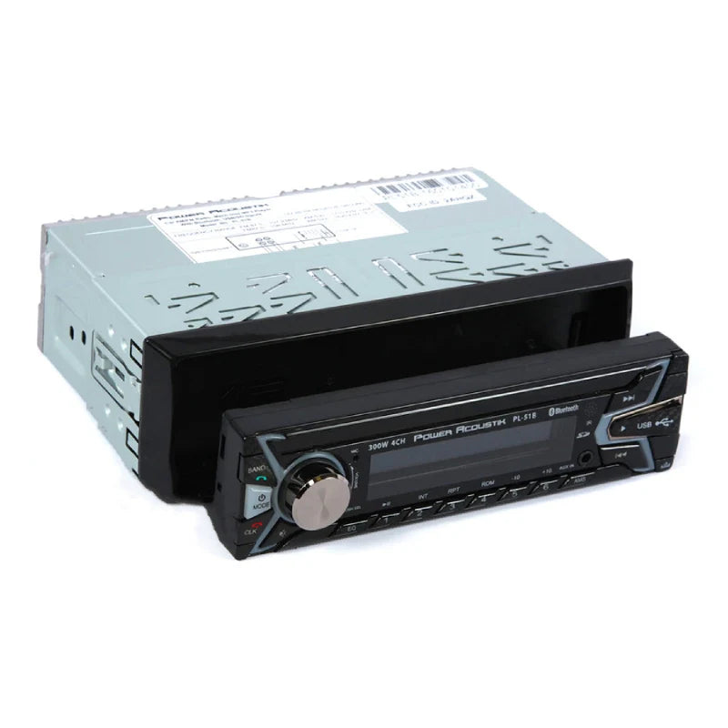 Radio para carro 1 din Power Acoustik PL-51B desmontable