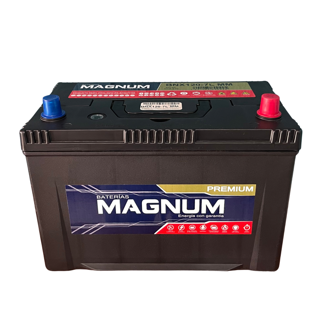 Batería para carro o camión Magnum Premium BNX120-7 MM o BNX120-7L MM