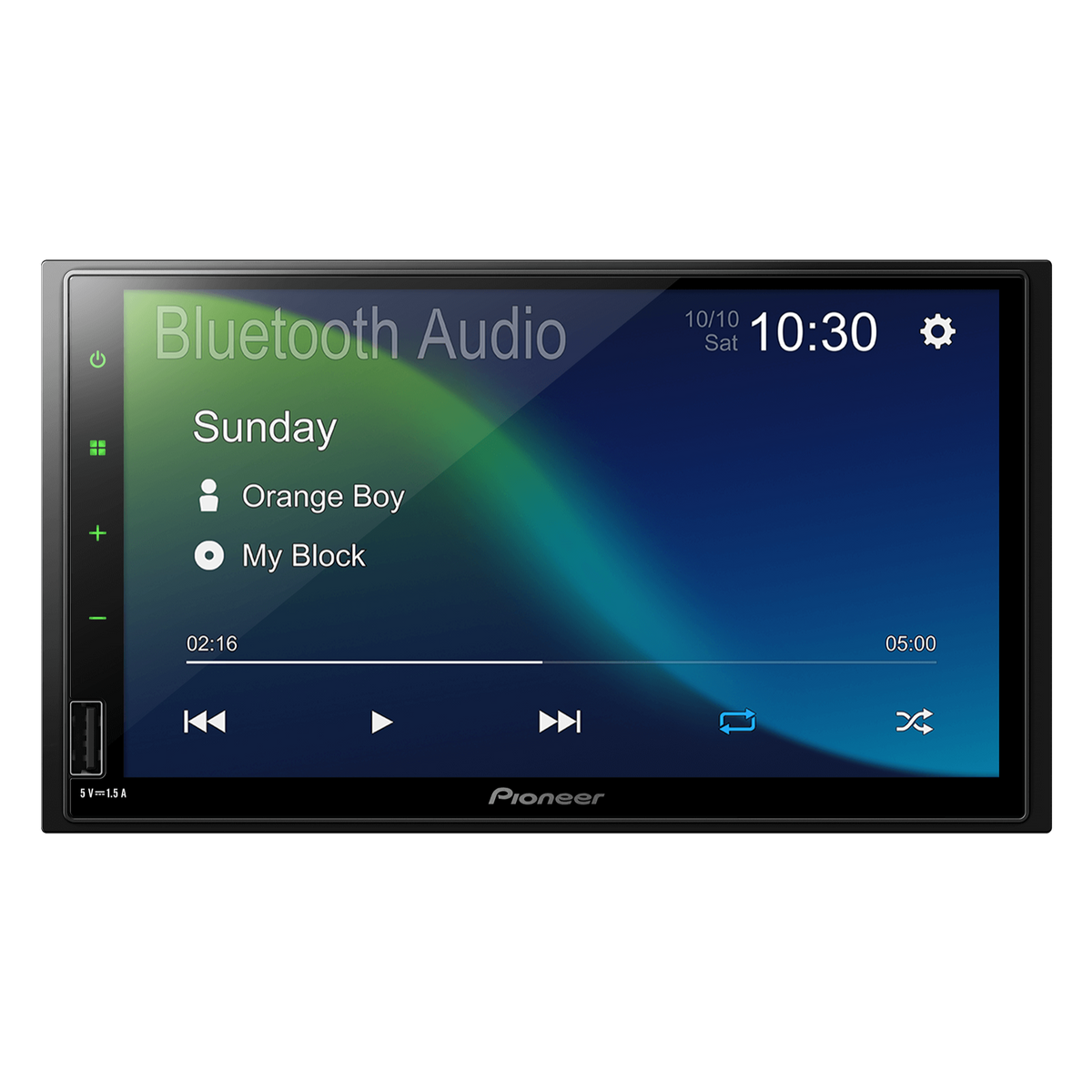 Radio de pantalla Apps Weblink DMH-A375BT inalámbrico (sin cables)