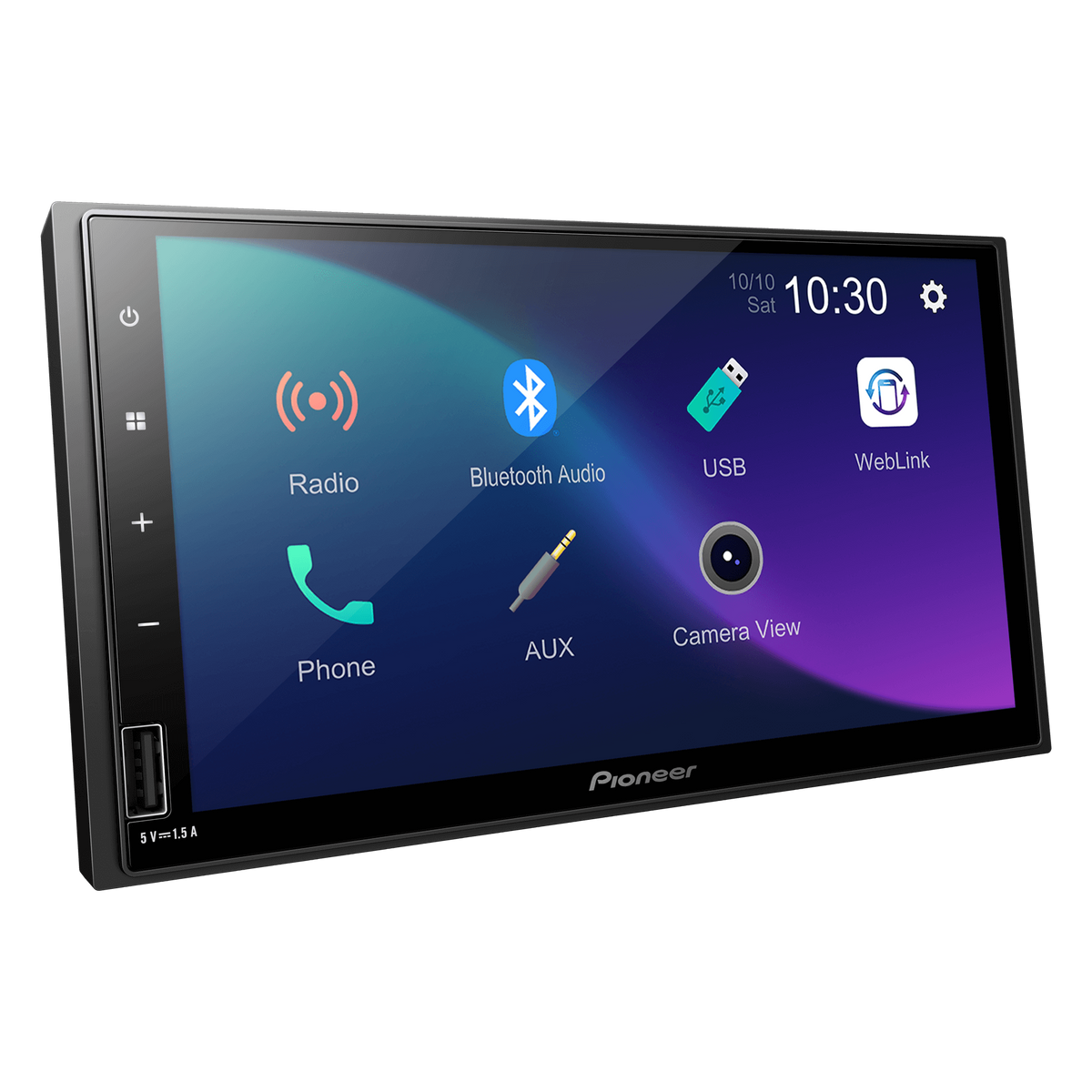 Radio de pantalla Apps Weblink DMH-A375BT inalámbrico (sin cables)