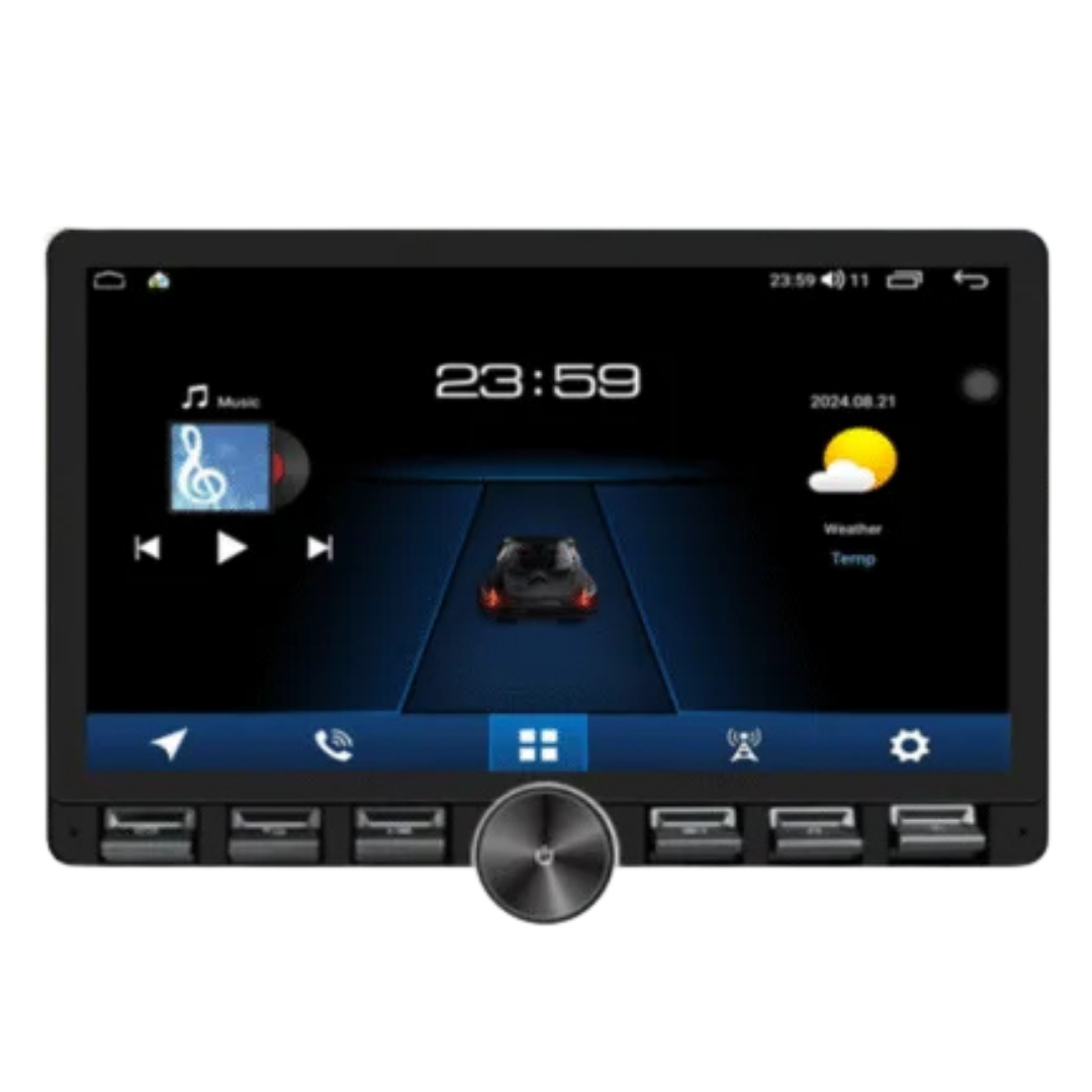 Radio Android Xtenzo con botones Radio de pantalla 10 pulgadas con base trasera de 9 pulgadas Carplay /AndroidAuto