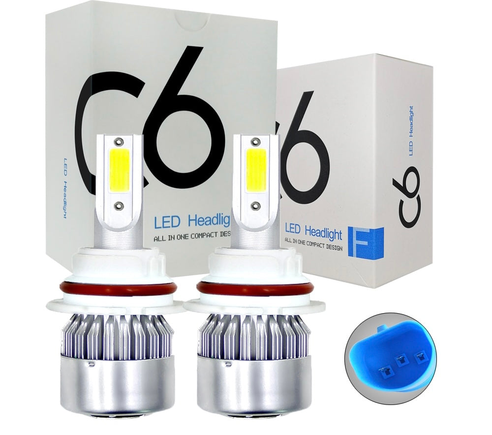 LED Lights 9004 / 9007 - C6 Pair
