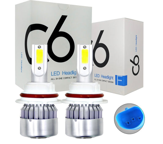 LED Lights 9004 / 9007 - C6 Pair