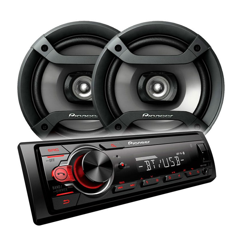 COMBO PIONEER MXT-S216BT | Car radio + 2 6.5” round speakers | Original