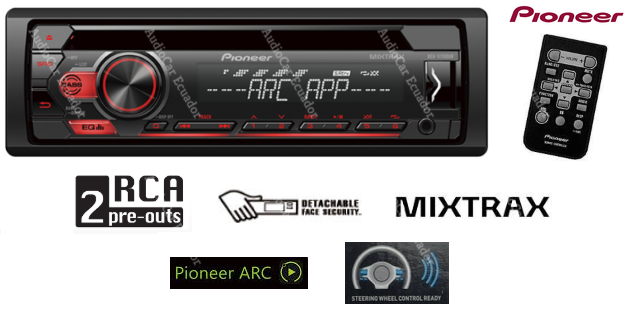 Radio Pioneer DEH-1750UB MIXTRAX