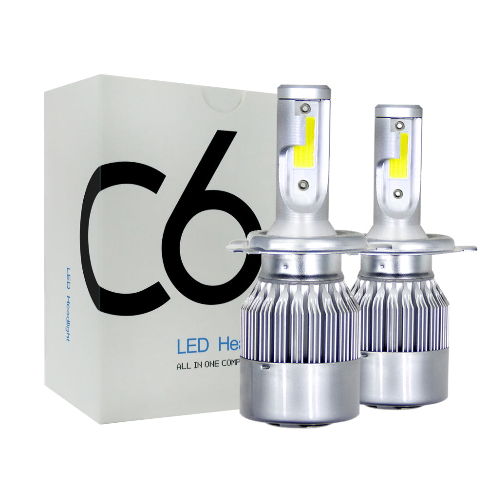 LED Lights H4 - C6 Pair