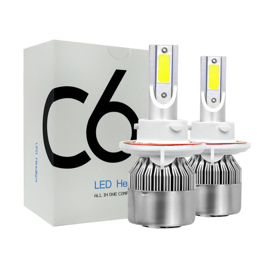 H13 LED Lights - C6 Pair