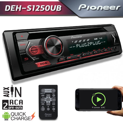 PIONEER RADIO DEH-S1250UB